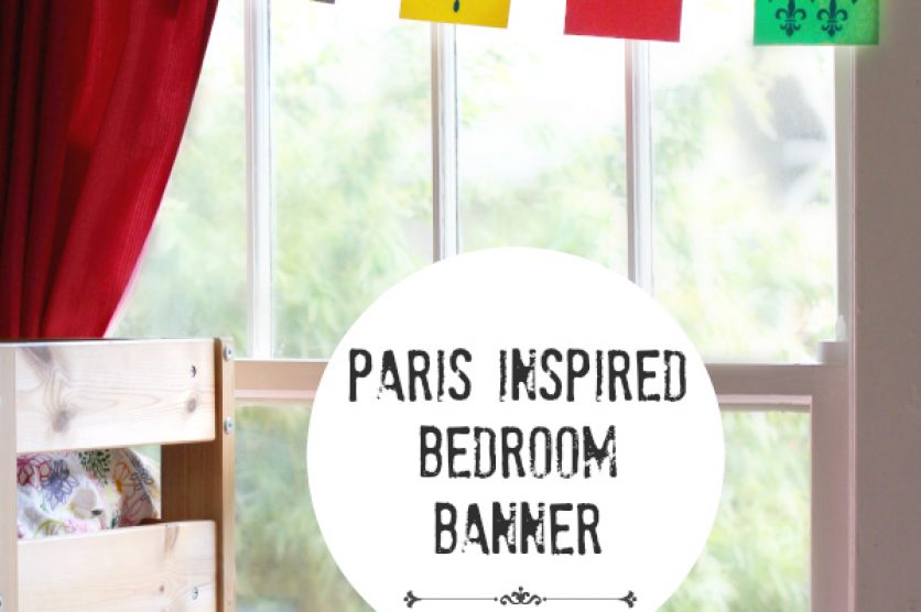 Paris Inspired Tween Bedroom Banner