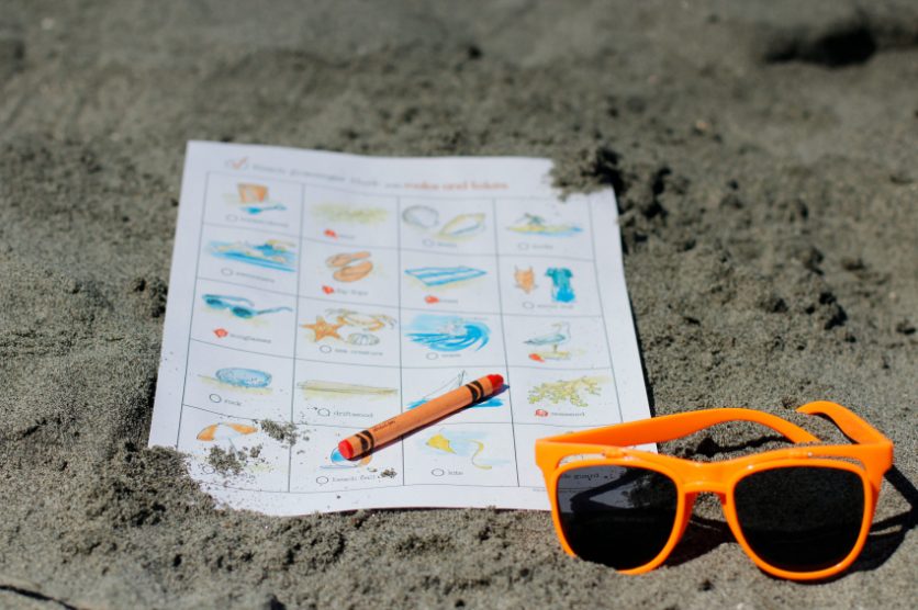 Beach Day Printable Scavenger Hunt