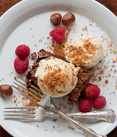 Brownie Sundaes for Two