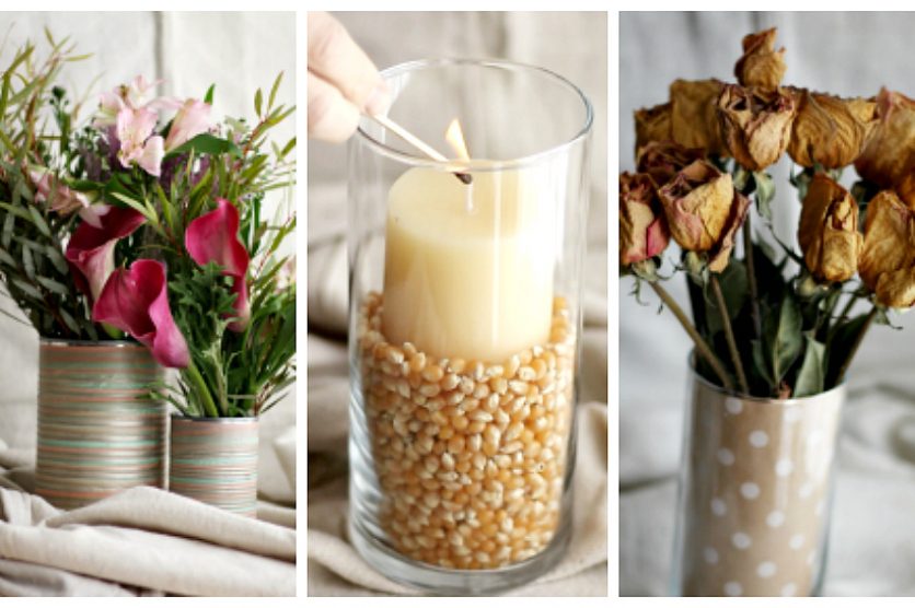 3 DIY Vase Ideas with 1 Vase