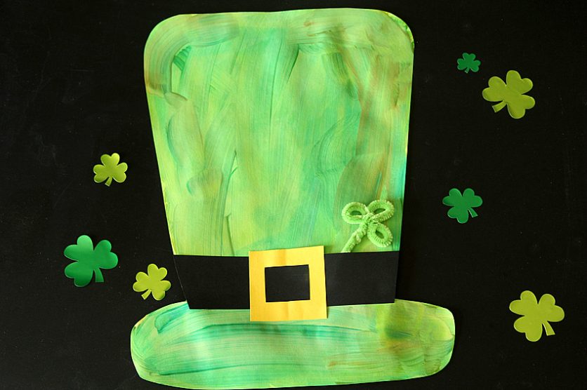 Lucky Leprechaun Painted Hat Project