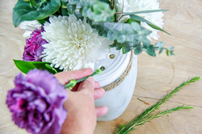 flower arranging made easy with this diy