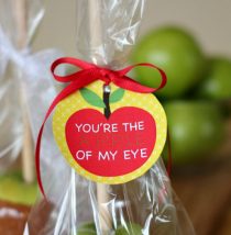 Back to School Apple Printable Tag