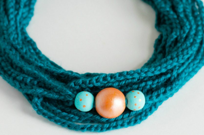 Crochet Chain Stitch Beaded Necklaces Tutorial