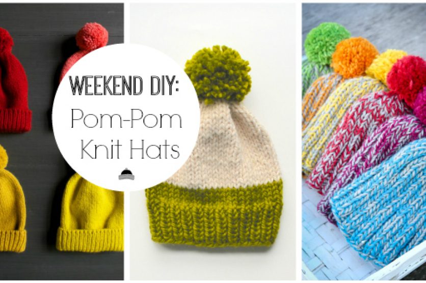 Weekend-DIY-Pom-Pom-Knit-Hats