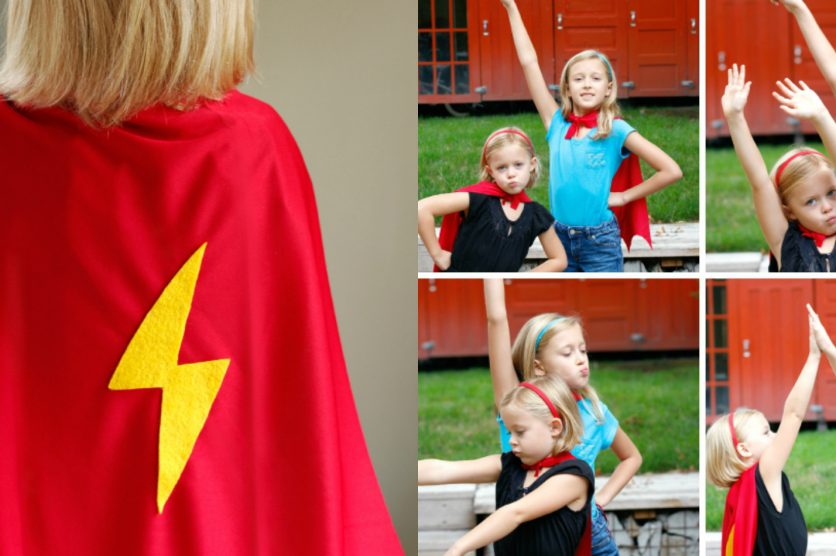DIY No-Sew Superhero Cape