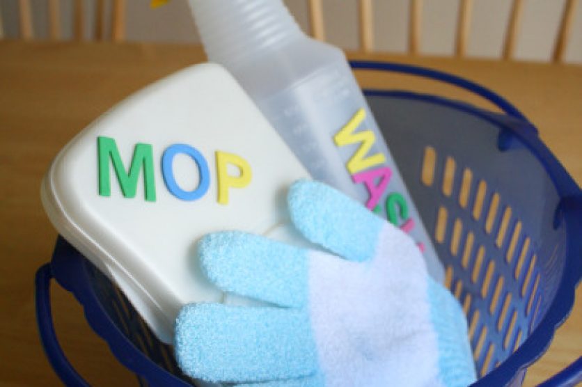 Labor Day Cleaning Baskets