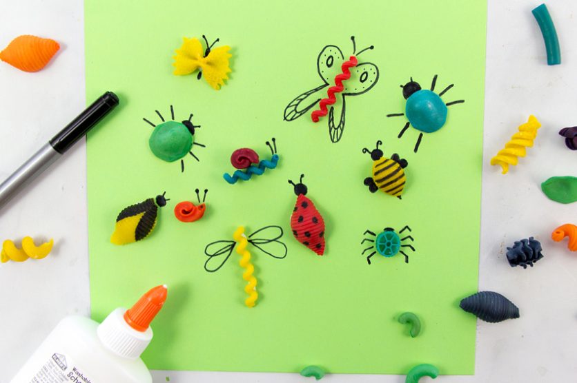pasta bug crafts
