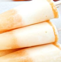 creamy mandarin orange popsicles