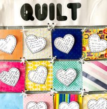 how to make a paper kindness quilt