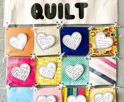 how to make a paper kindness quilt