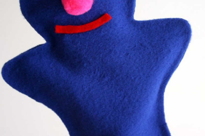 Sesame Street Grover Puppet Craft