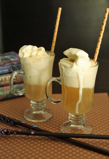 Harry Potter Butterbeer Floats - Make and Takes