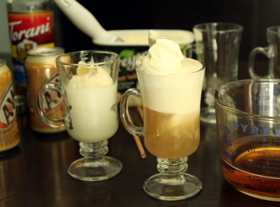 Harry Potter Butterbeer Floats - Make and Takes
