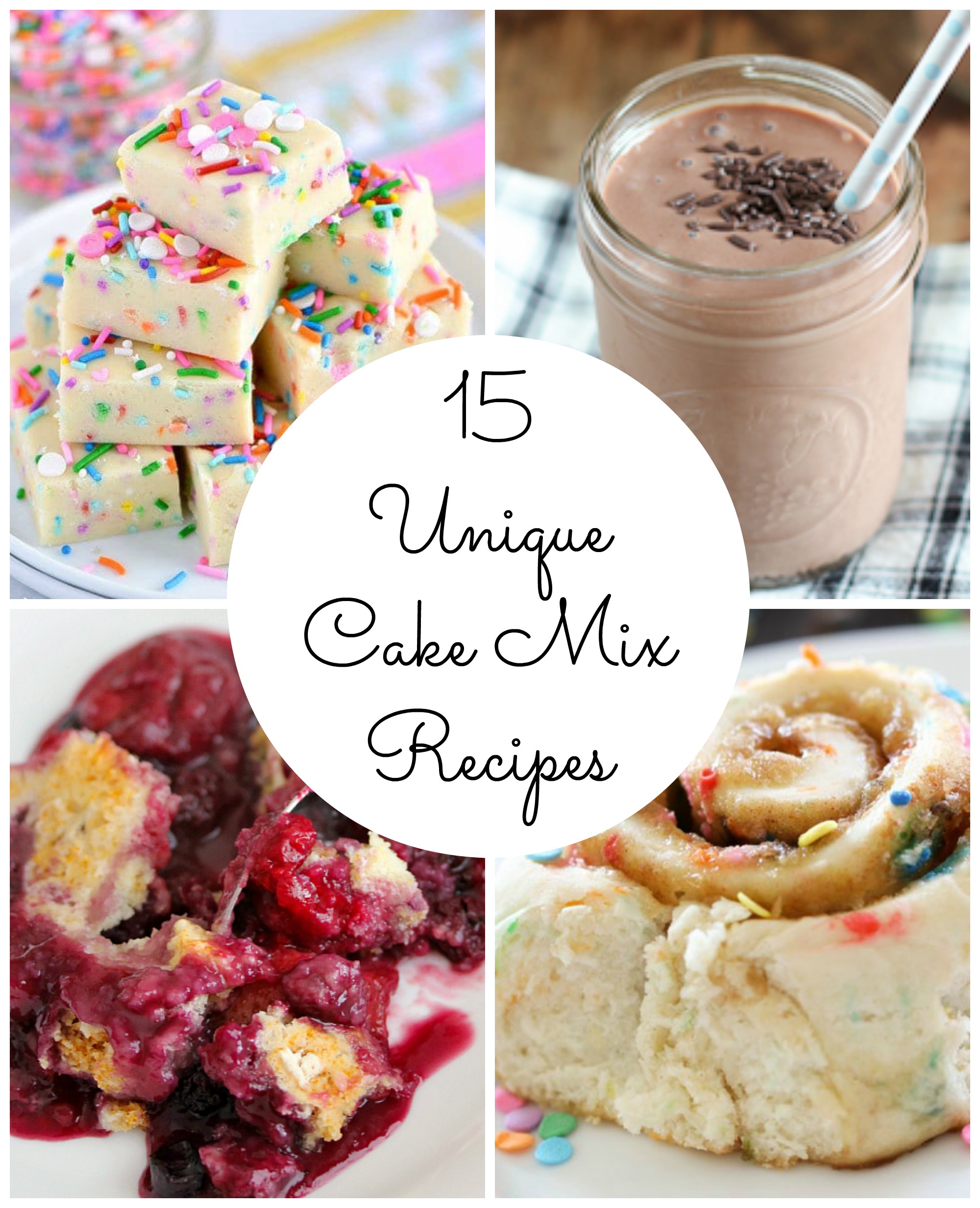 10 Cake Mix Recipes - Baked Broiled and Basted
