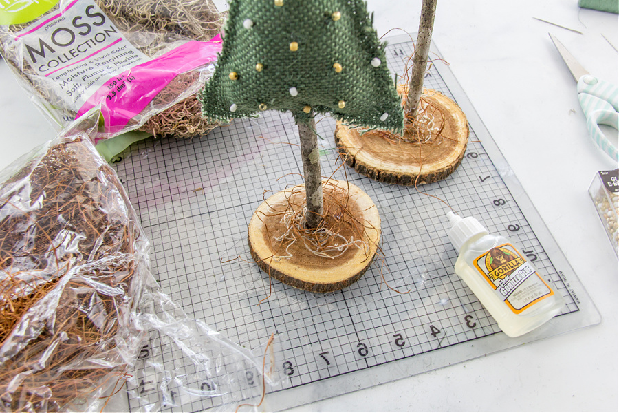 natural christmas tree craft