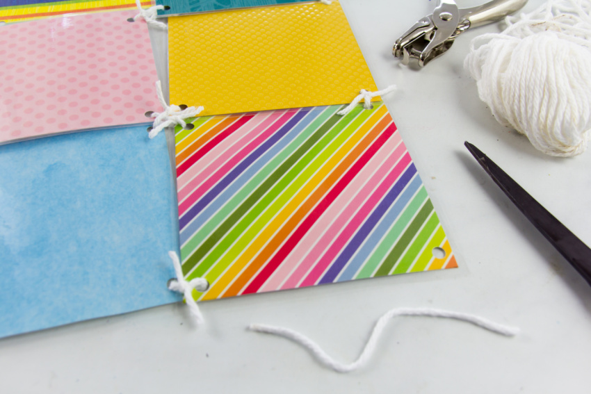 a paper kindness quilt being made for school or home