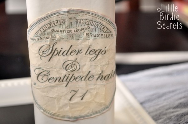 Attaching the labels Attaching the labels