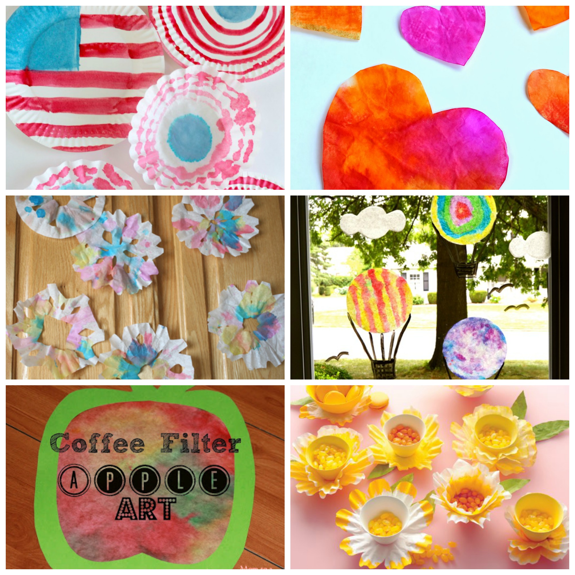 24 Fun Coffee Filter Crafts to Make - Make and Takes