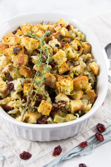 Make This Easy Cranberry Stuffing Recipe - Make and Takes