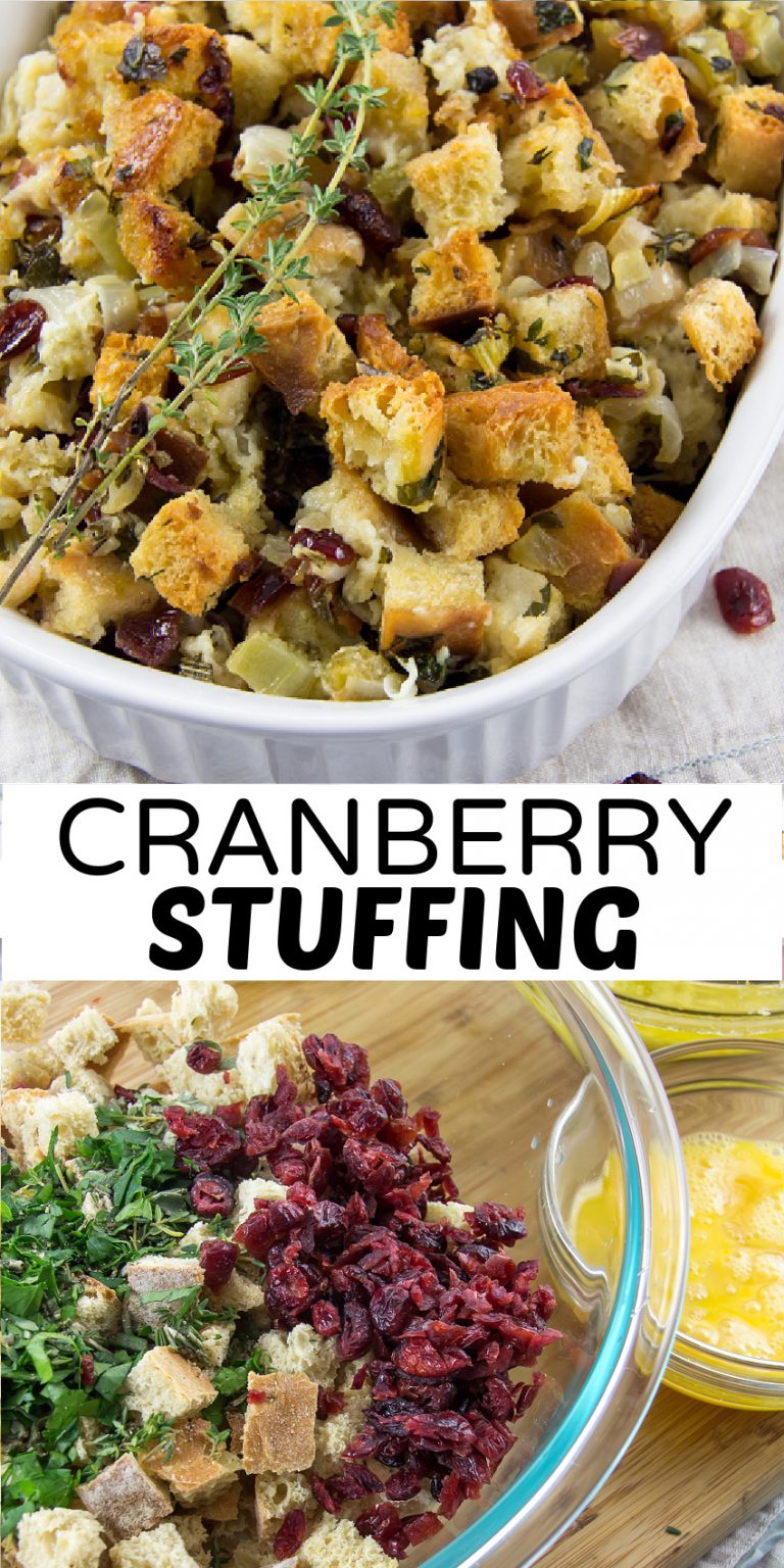 Make This Easy Cranberry Stuffing Recipe Make And Takes   Cranberry Stuffing Recipe 768x1536 