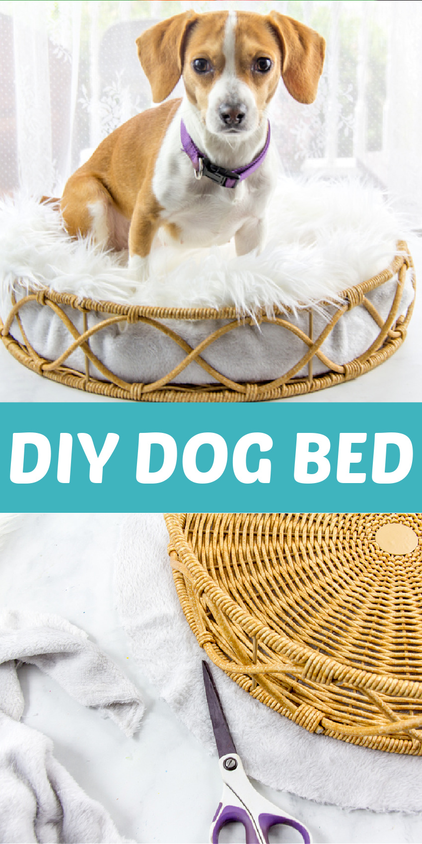 diy dog bed pinterest