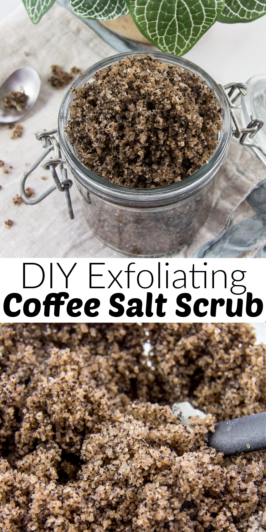 coffee salt scrub pinterest