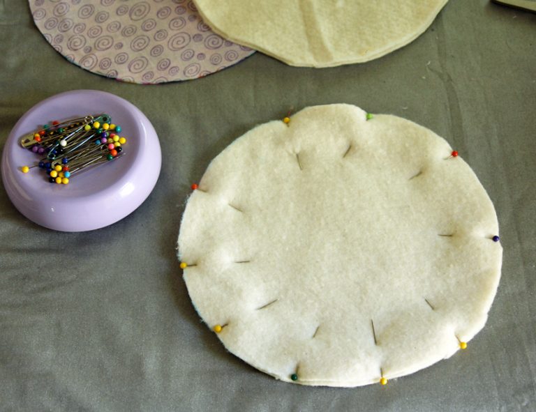 Fabric Frisbee for Indoor Play Make and Takes