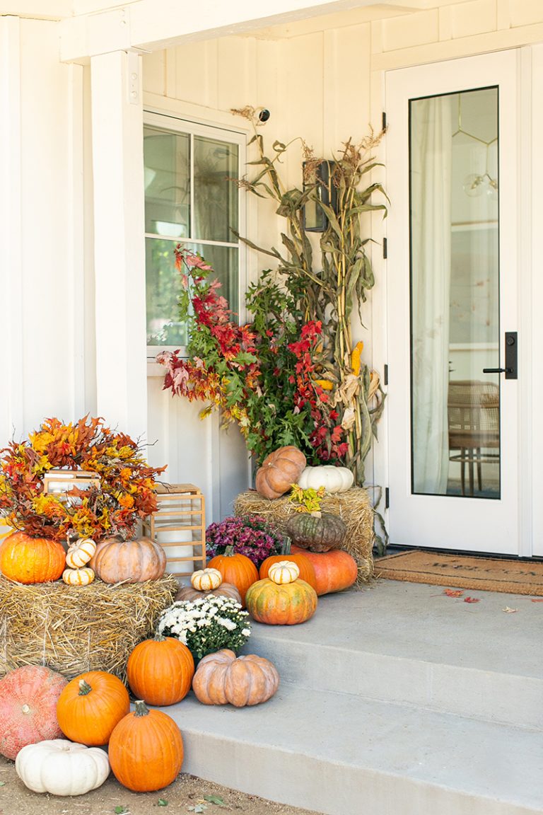 9 Ideas for Fall Front Porch Decor - Make and Takes