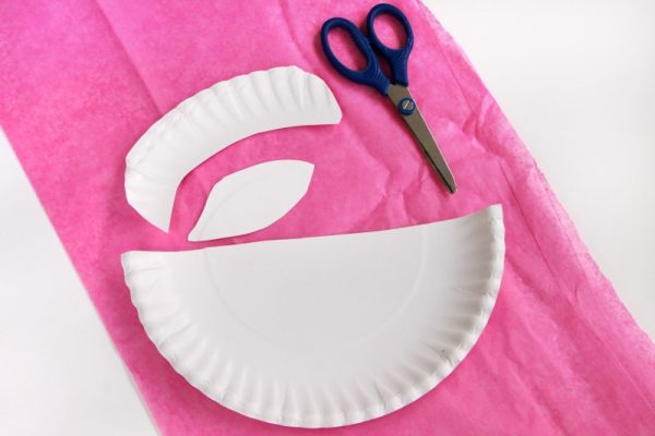 Easy Paper Plate Flamingo Craft for Kids - Make and Takes