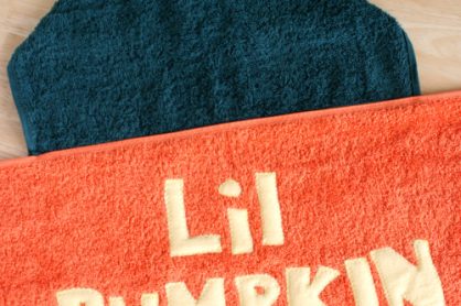 Pumpkin Hooded Baby Bath Towel