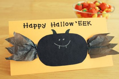 Paper Bat Card