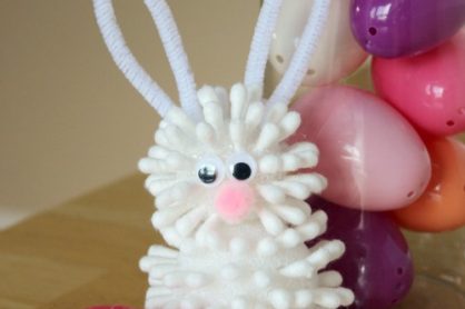 Easter Bunny Craft with Qtips