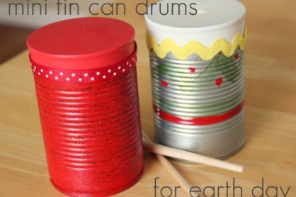 Earth Day Recycled Tin Can Craft