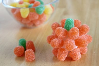 Mini Pumpkin Gumdrop Craft makeandtakes.com