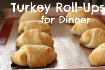 Turkey Roll-ups for Dinner