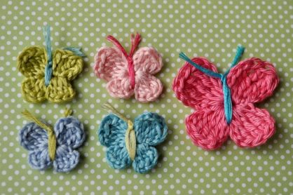 How to Crochet a Butterfly from littlebirdiesecrets.com