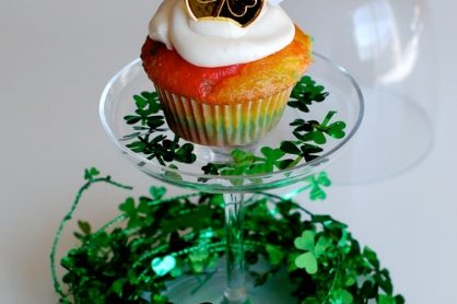 Rainbow St. Patrick's Day Cupcake Topper