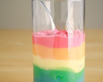 17 Lucky Rainbow Crafts to Make Rainbow Pudding