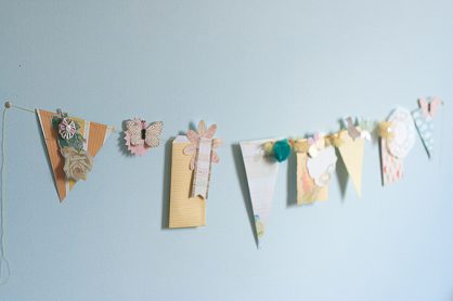 Bits and Pieces Springtime garland and photo string by Francine Clouden-8