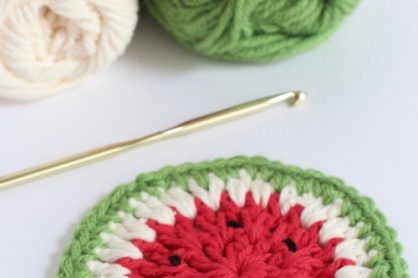 Crochet-Watermelon-Coasters