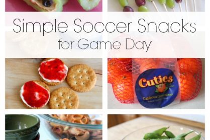 Simple Soccer Snacks for Game Day