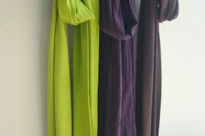 DIY Simple Jersey Fabric Scarf