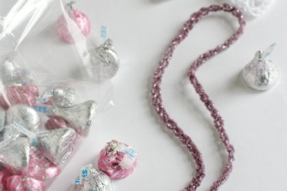 Make Crochet Heart Chain Stitch Ribbons