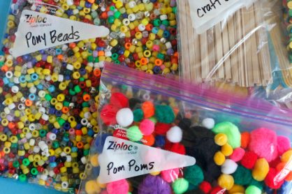 How to Organize Kids Craft Supplies