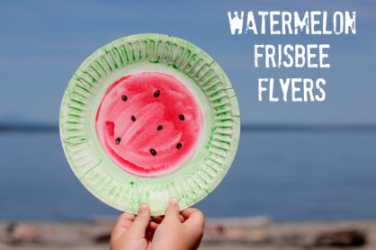 Make Watermelon Frisbee Flyers for the Beach
