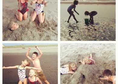 Kids at the Beach