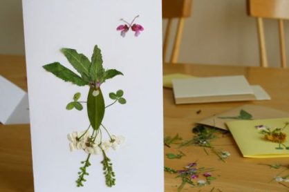 Handmade Flower Card