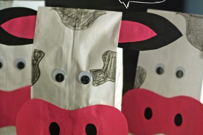 Cow Party Treat Bags