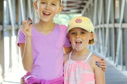 Geocaching Treasure Hunting with Kids